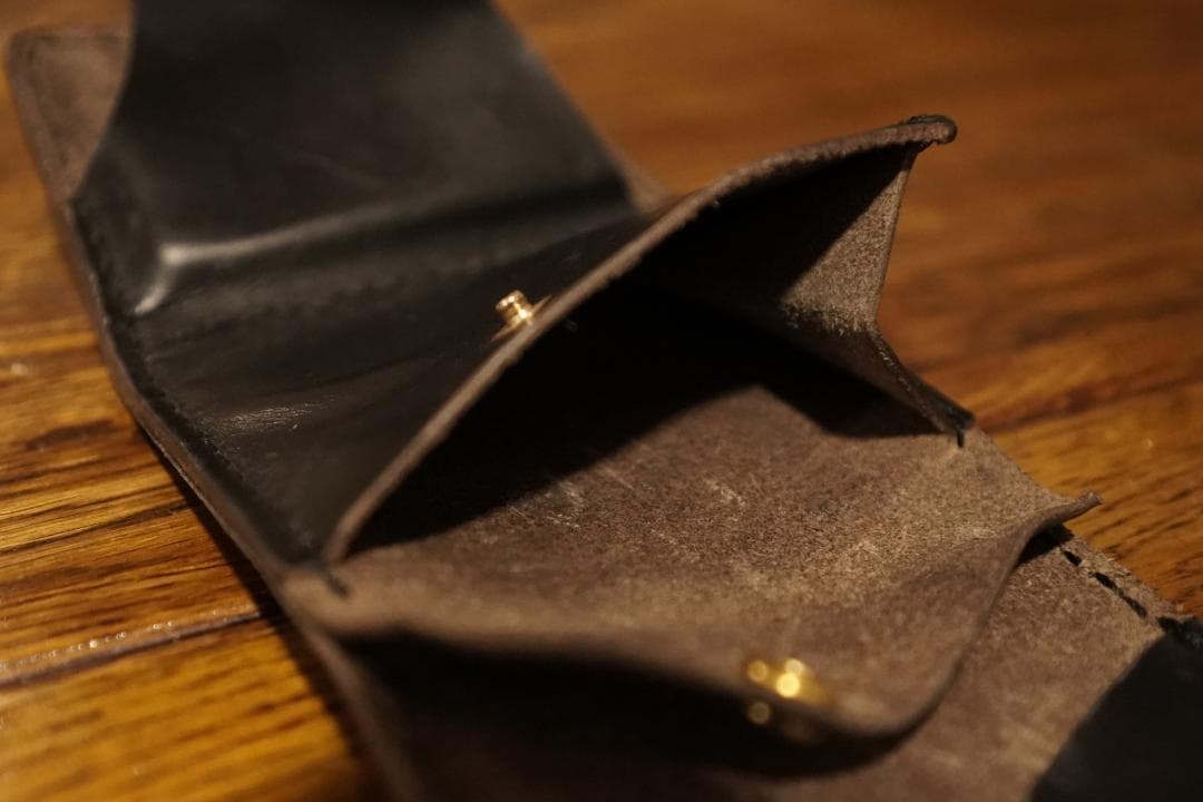 受注生産】クロムエクセルショートウォレット 手縫い 【CSW-01