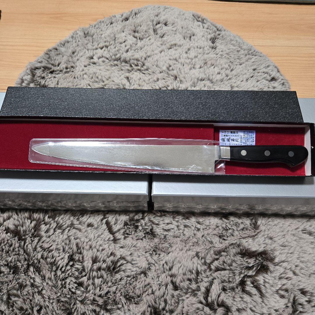 ダマスカス包丁約30cm ステンレス製 専用ケース付き
