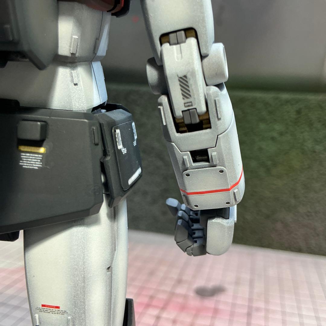 ガンプラ完成品 MG ジムキャノン 全塗装微改造 - メルカリ