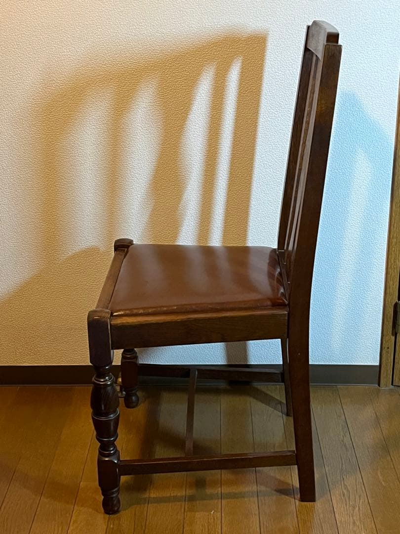 英国 アンティーク レプリカ ダイニング チェア ① 椅子 イギリス 木製