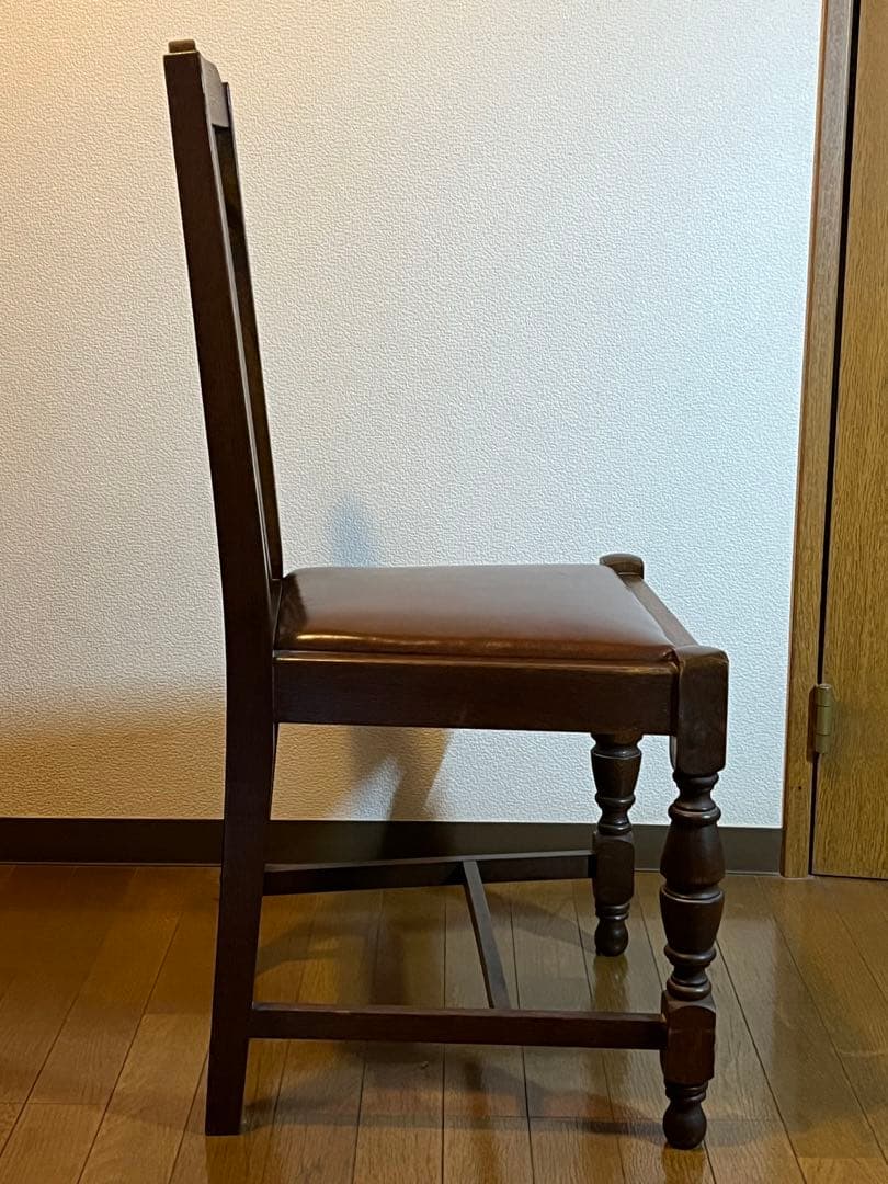 英国 アンティーク レプリカ ダイニング チェア ① 椅子 イギリス 木製