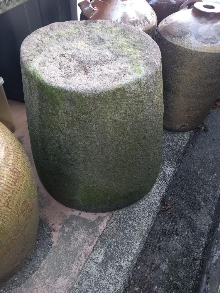 臼　餅つき　石臼