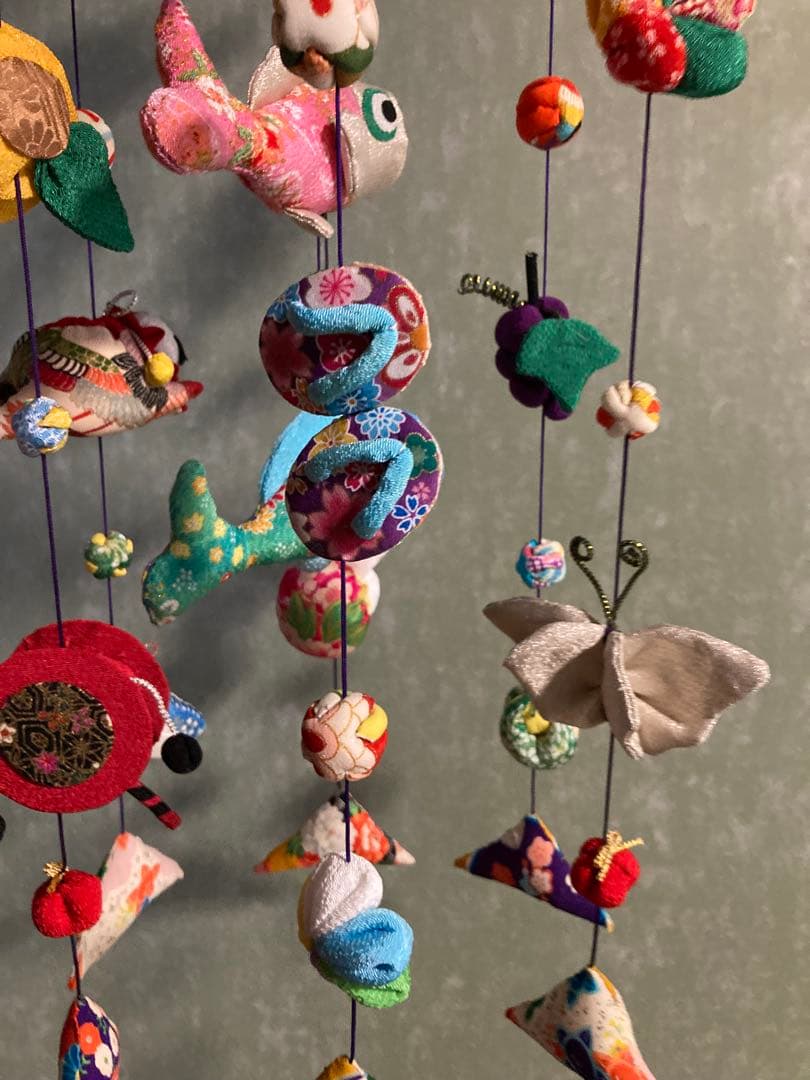 鯉のぼり吊るし雛7連飾り　子供の日　ハンドメイド（M ik k o）