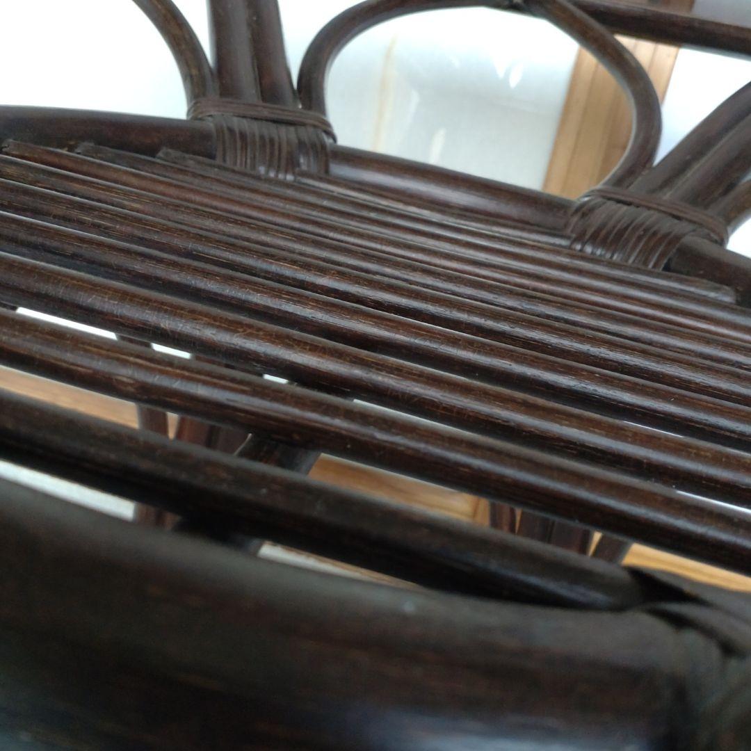 ラタンテーブル　ガーデンテーブル　机 ガラステーブル