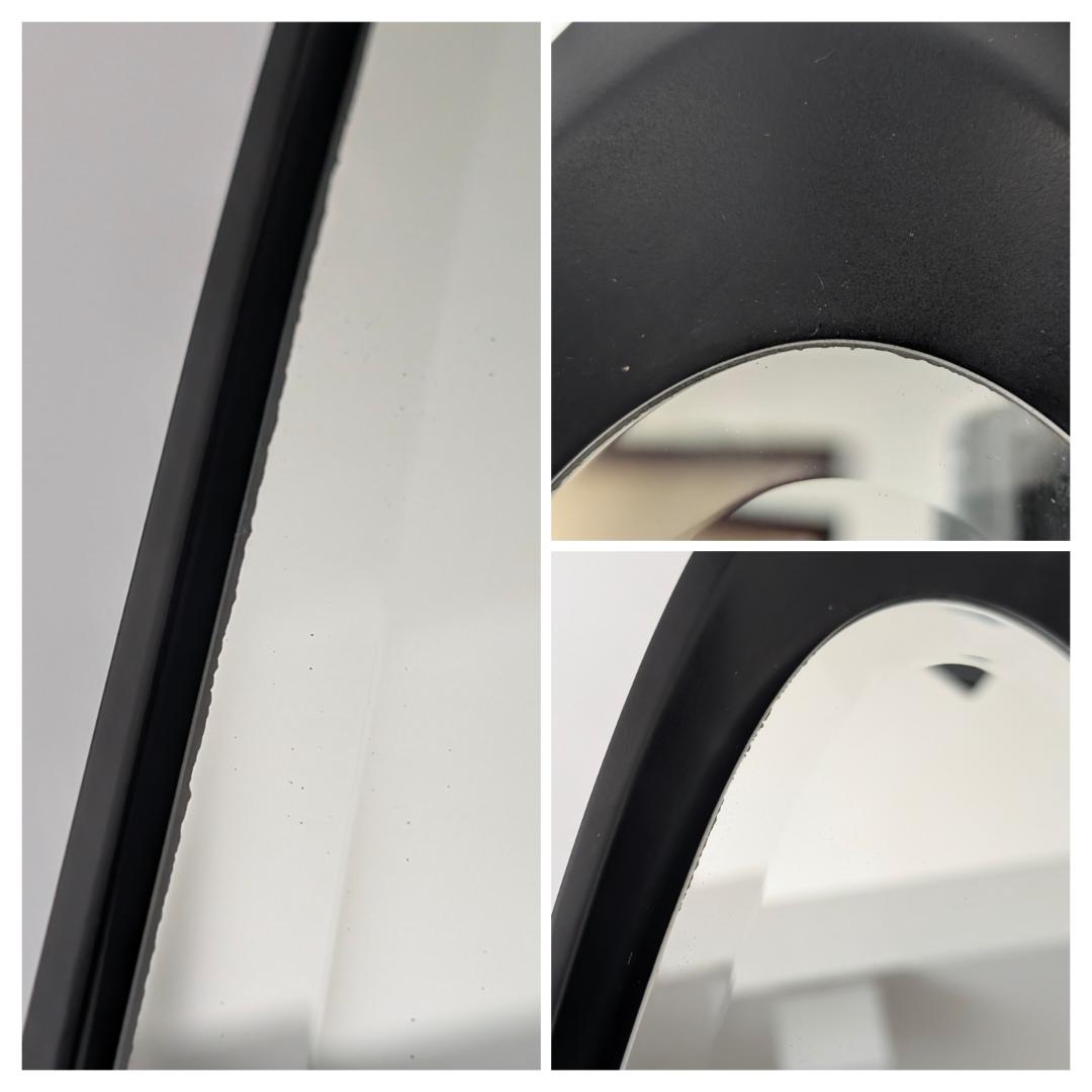 ビンテージ リップスティックミラー ブラック 姿見 スタンド 鏡 モダン 名作