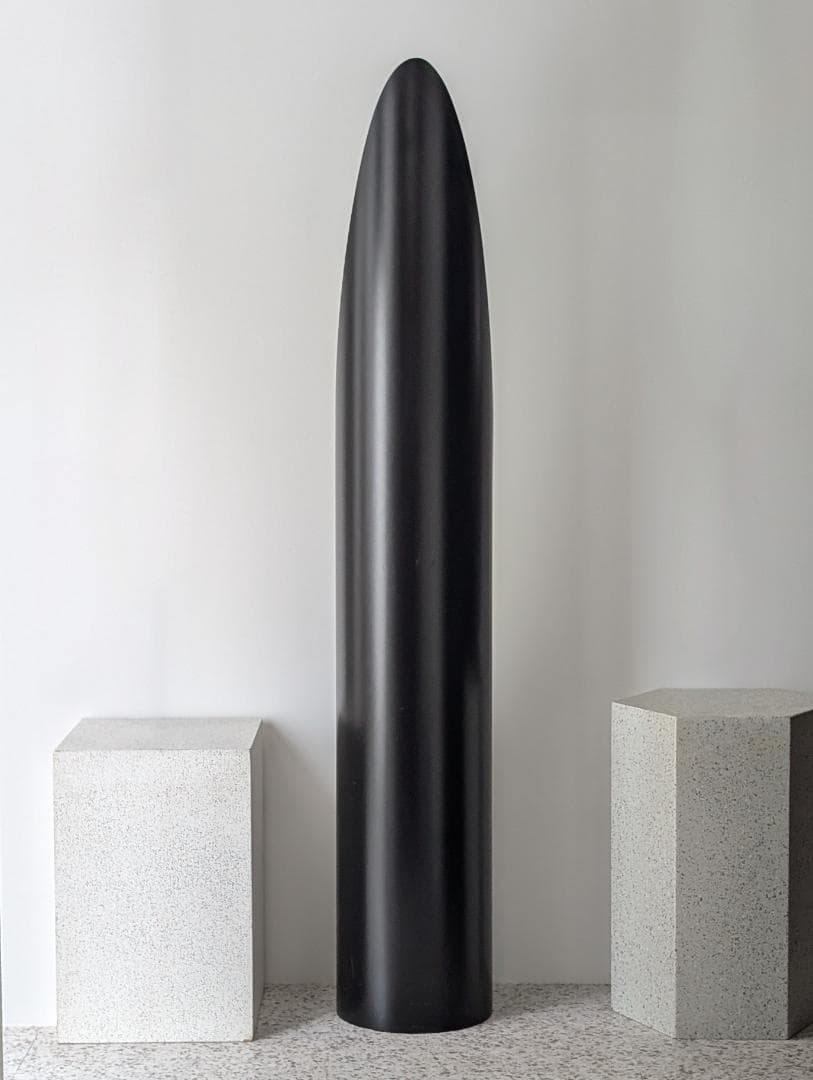 ビンテージ リップスティックミラー ブラック 姿見 スタンド 鏡 モダン 名作