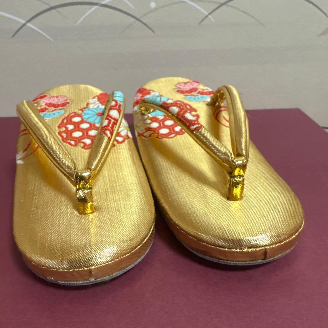 七五三用金色草履セット