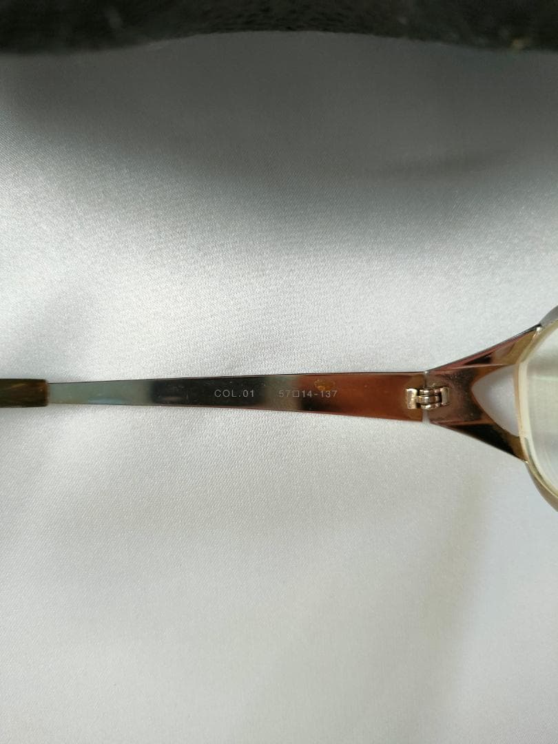 JAPONISM バタフライ型 シルバーフレーム メガネ(度あり)