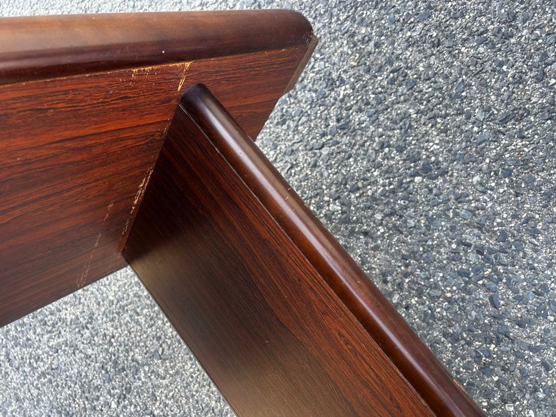 カリモク木製大理石調センターテーブル