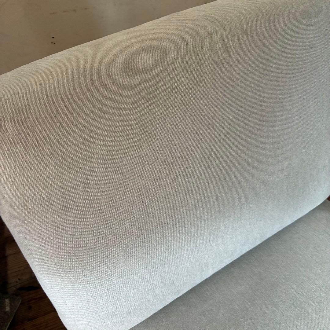 無印 リビングでもダイニングでも使えるソファチェア オーク材 2