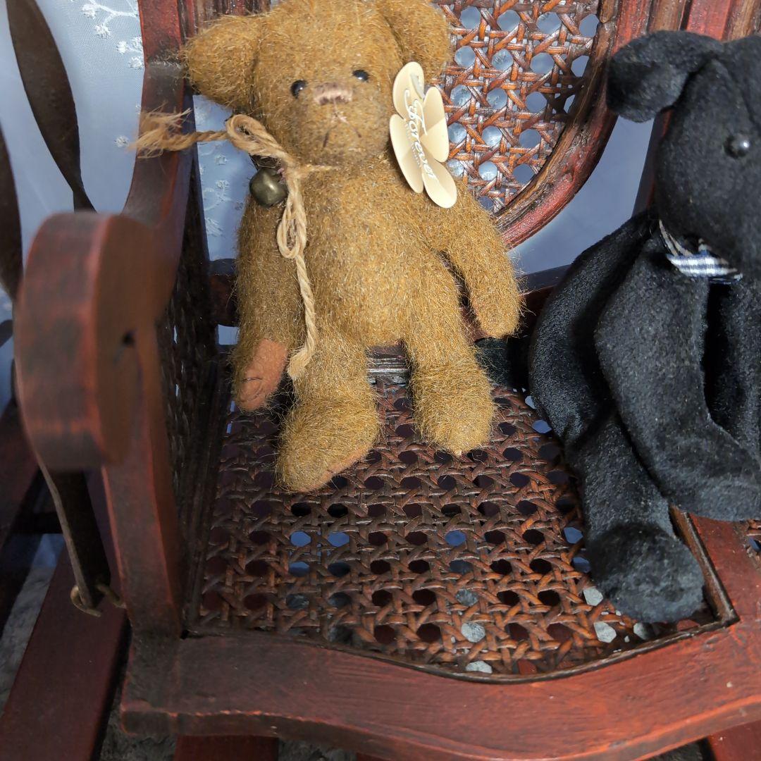 木製　ドール用のベンチ