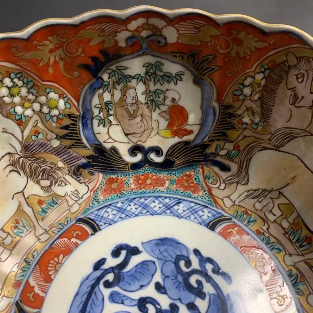 骨董品　古伊万里　大鉢　深鉢　アンティーク　時代物