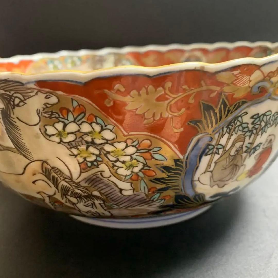 骨董品　古伊万里　大鉢　深鉢　アンティーク　時代物