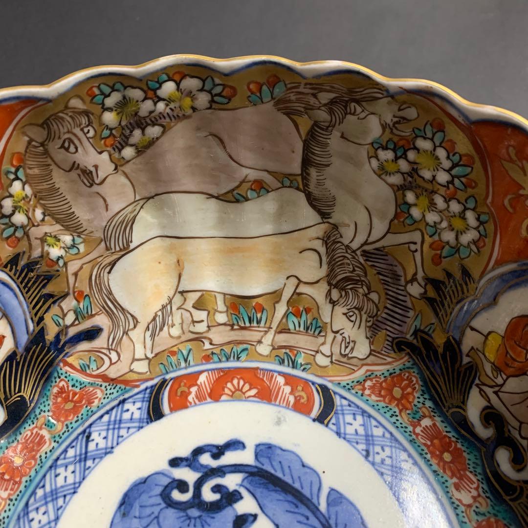 骨董品　古伊万里　大鉢　深鉢　アンティーク　時代物