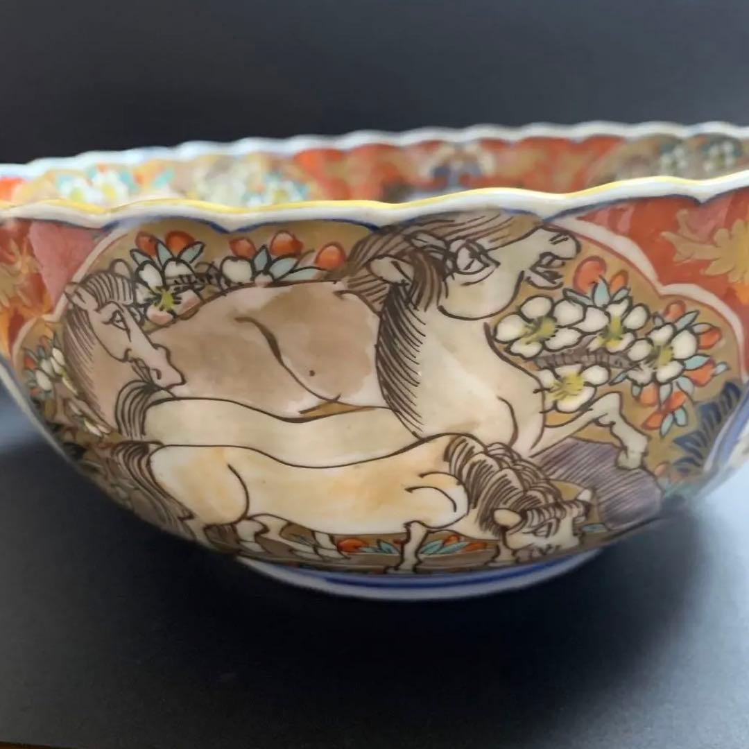 骨董品　古伊万里　大鉢　深鉢　アンティーク　時代物