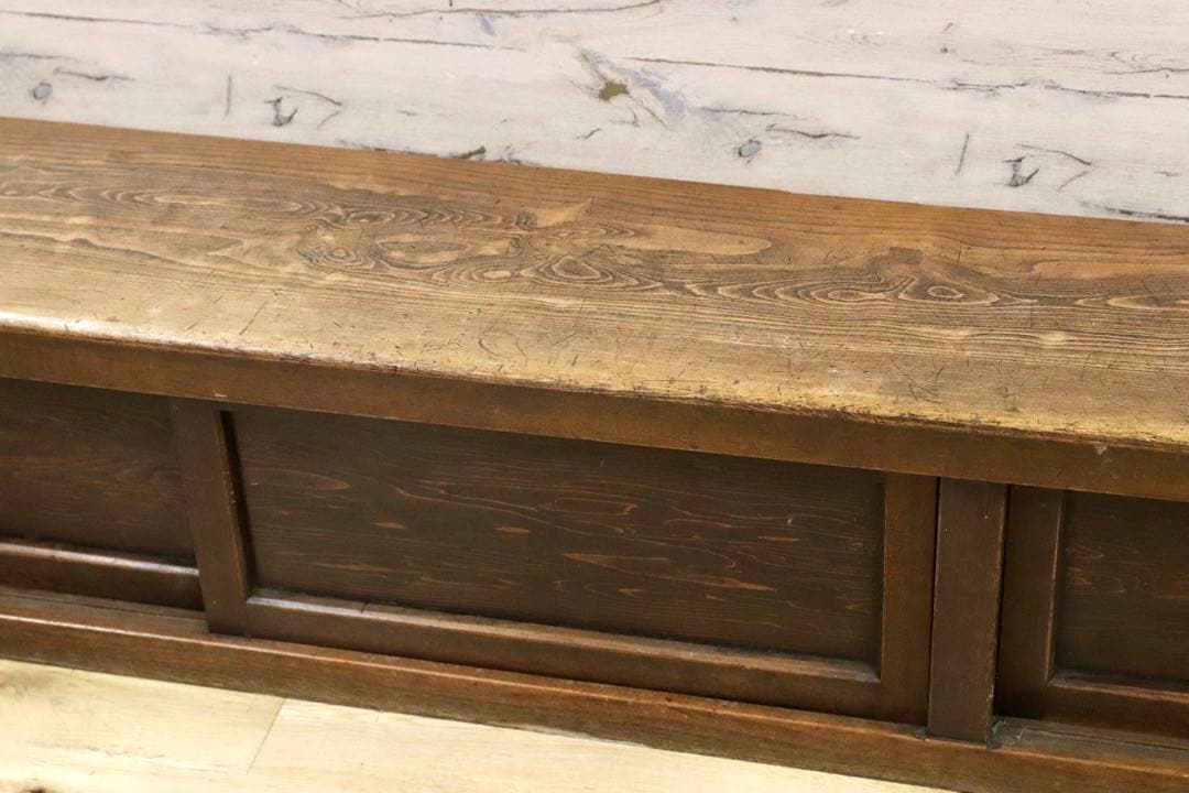 GMHS557○和製ヴィンテージ 置床 サイドボード ローボード 飾り台 和室