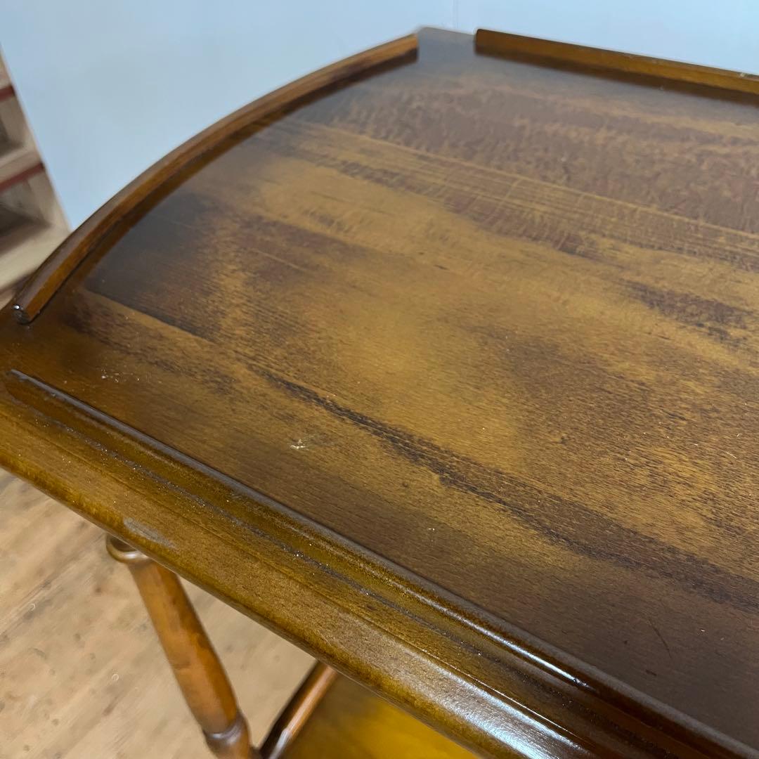 オールド カリモク キッチンワゴン 棚 カート 昭和レトロ z800