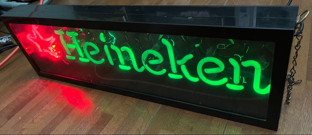 ハイネケン　ネオンサイン　ネオン管　【送料込み】