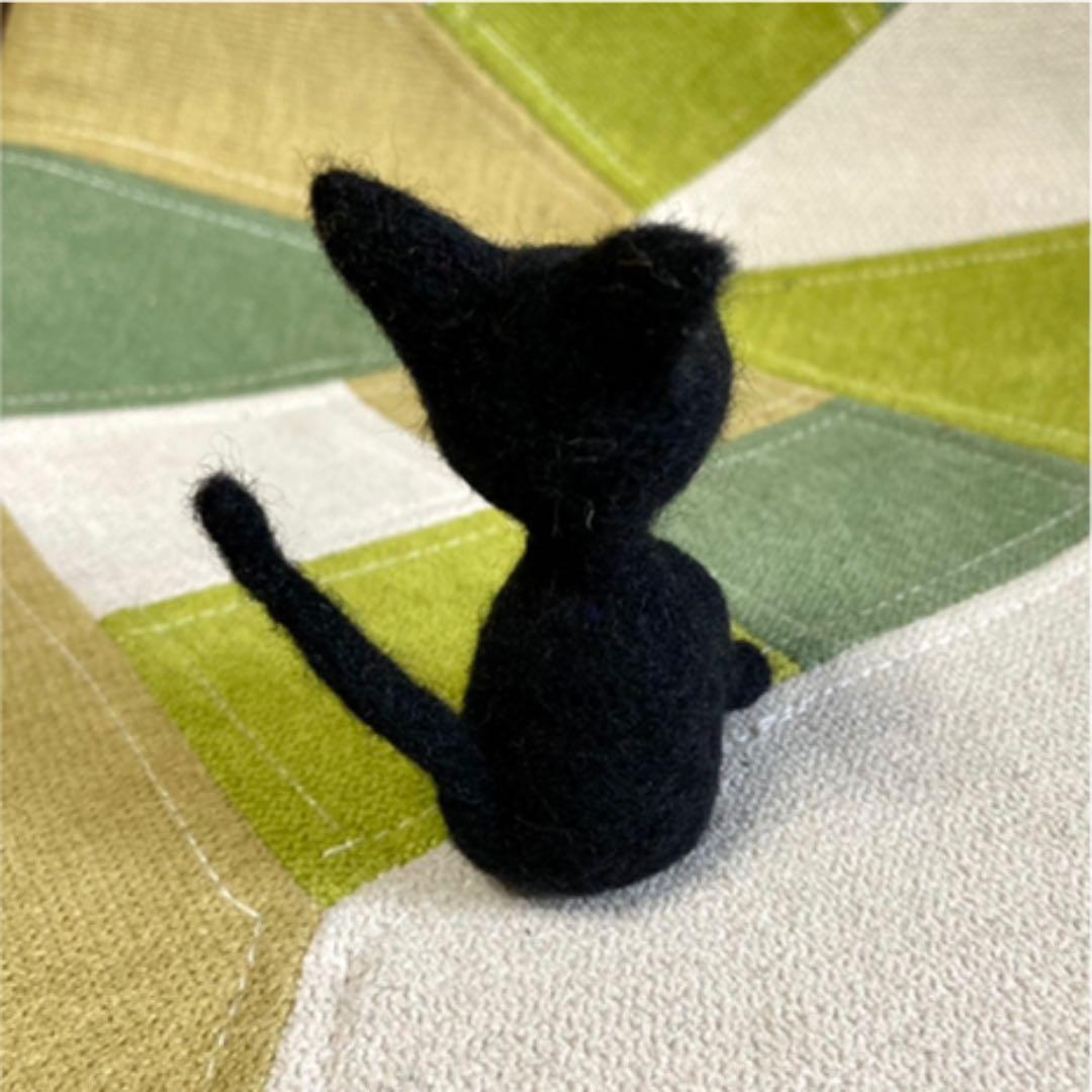 ねこ　羊毛フェルト