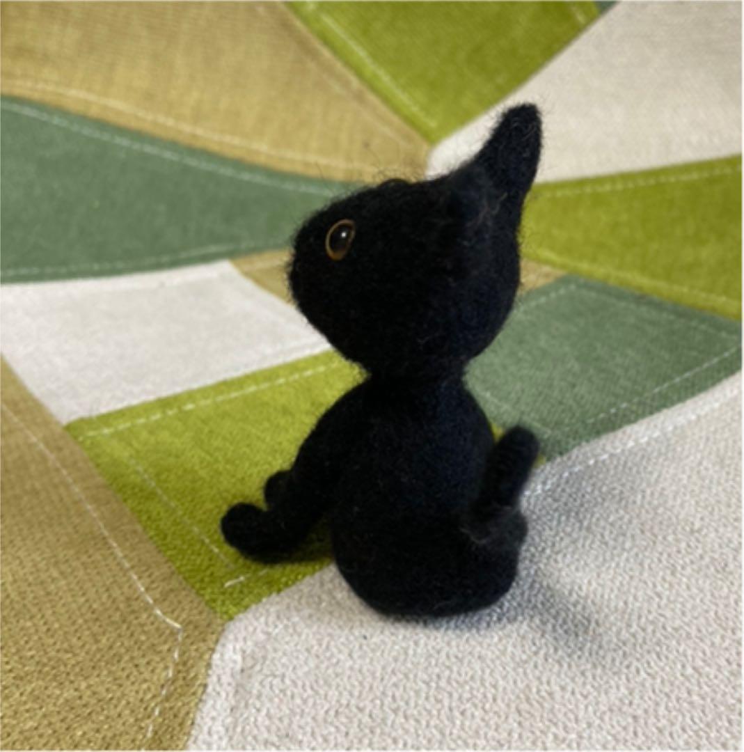 ねこ　羊毛フェルト