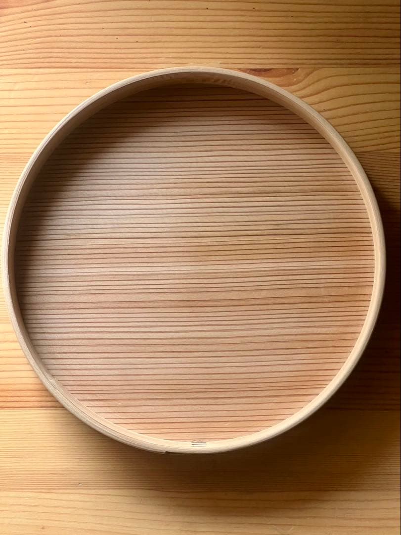 未使用　柴田慶信商店　秋田杉　曲げわっぱ　白木　おひつ　6寸 六寸　3合用　栗久