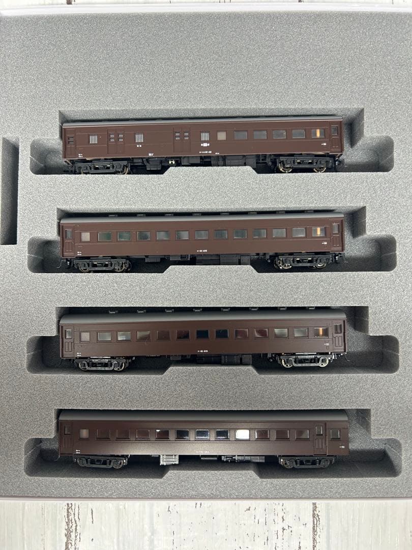 KATO 10-1370 オハ61系 客車 4両セット ブラウン Nゲージ