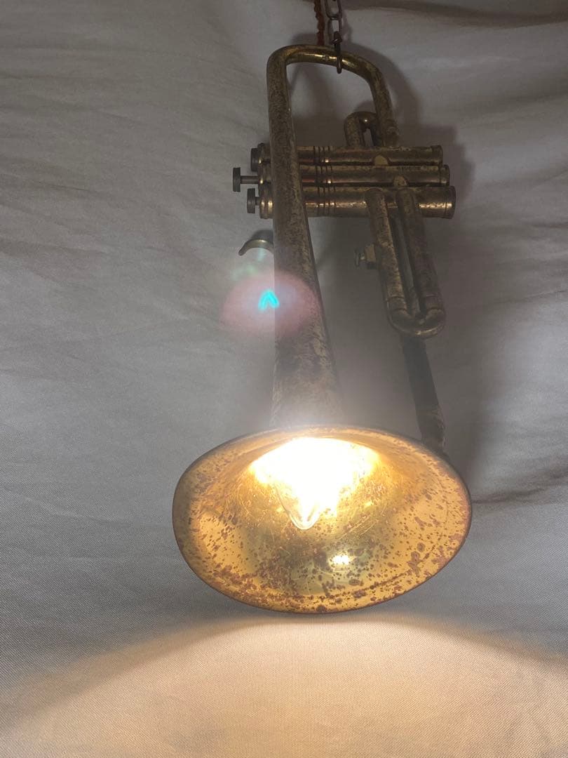 2780❣️ トランペット　照明　ペンダントライト 超　レア　　ヴィンテージ