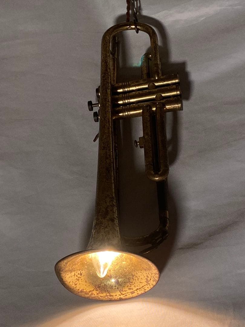 2780❣️ トランペット　照明　ペンダントライト 超　レア　　ヴィンテージ