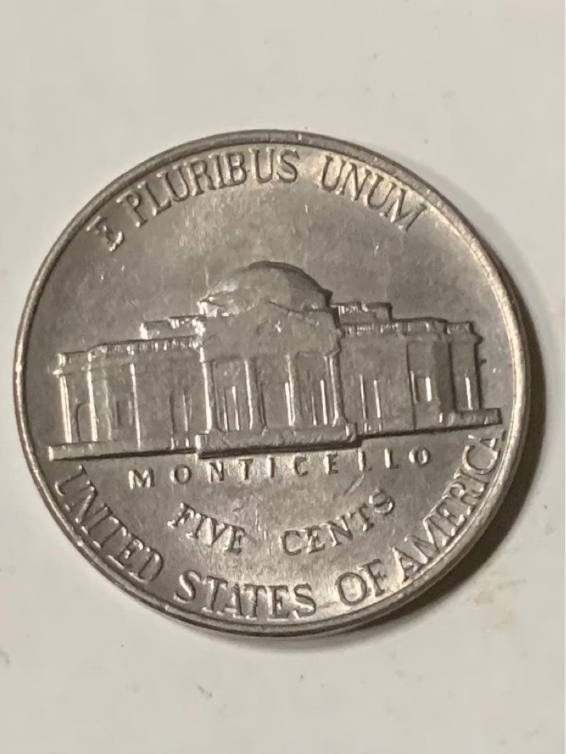 アメリカ旧コイン5セント1989-D ジェファーソン - メルカリ