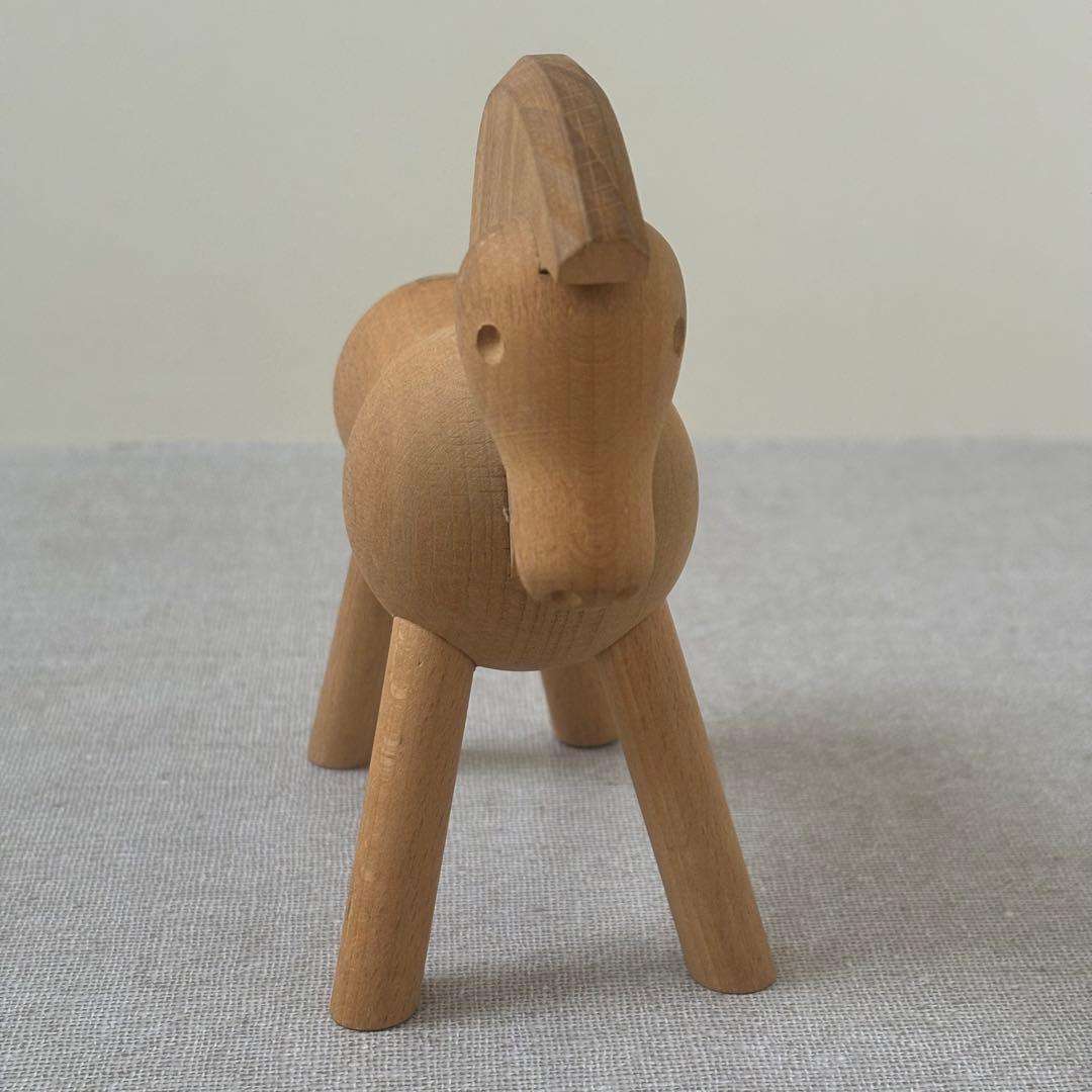 デンマーク カイボイスン ポニー ヴィンテージ 無塗装 馬 木製