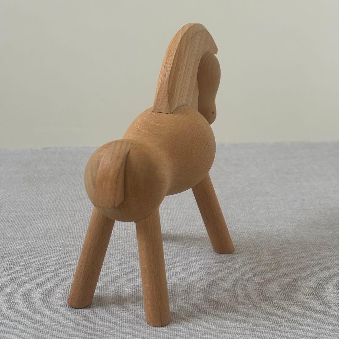 デンマーク カイボイスン ポニー ヴィンテージ 無塗装 馬 木製