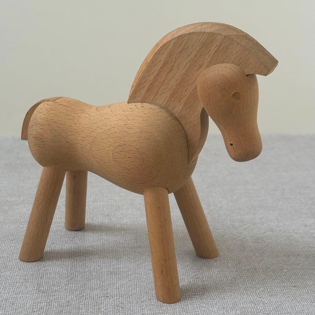 デンマーク カイボイスン ポニー ヴィンテージ 無塗装 馬 木製