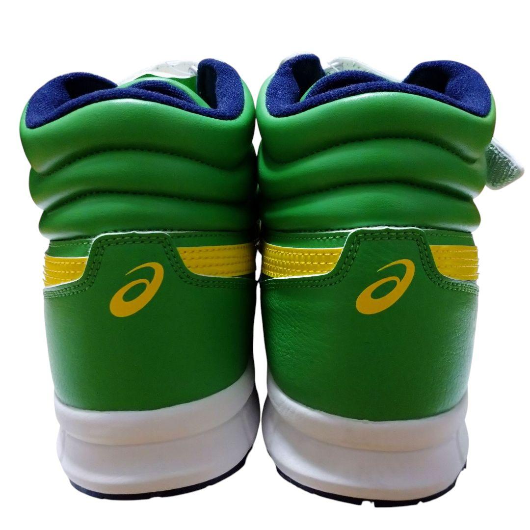 (未使用)アシックス WINJOB CP302 安全靴 28.0サイズ グリーン