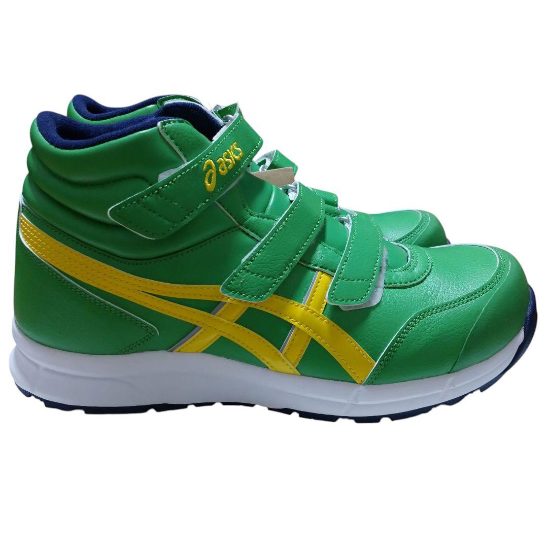 (未使用)アシックス WINJOB CP302 安全靴 28.0サイズ グリーン