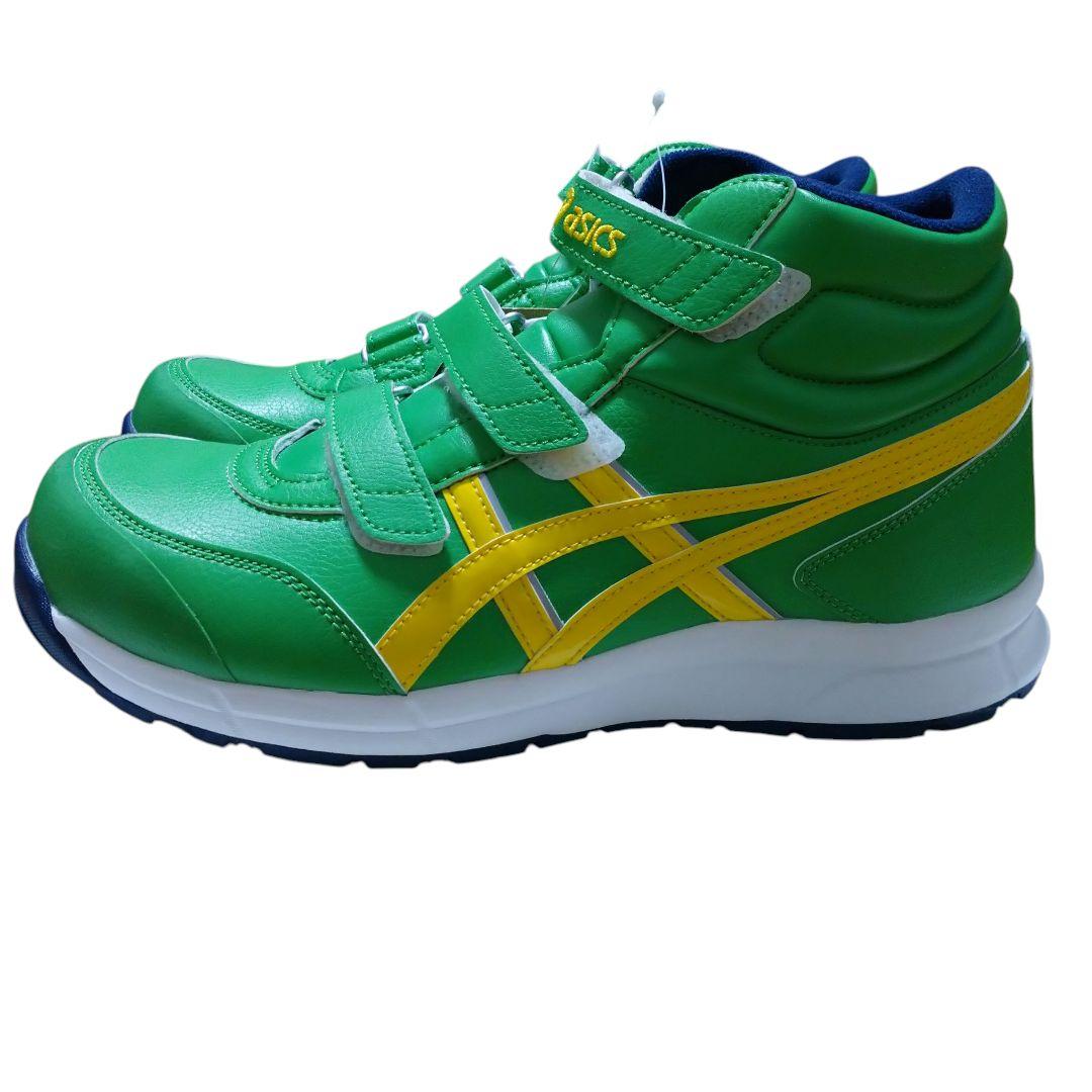 (未使用)アシックス WINJOB CP302 安全靴 28.0サイズ グリーン
