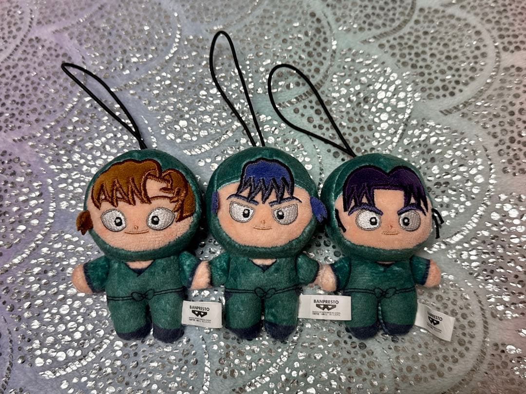 忍たまほわぬい 善法寺伊作、食満留三郎、潮江文次郎3点セット - メルカリ