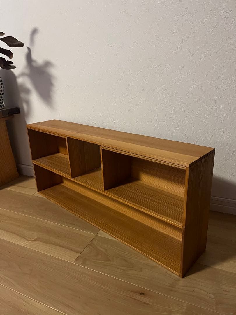 【最終値下げ】無垢材 古家具古道具収納棚ウォールシェルフ飾り棚ディスプレイラック