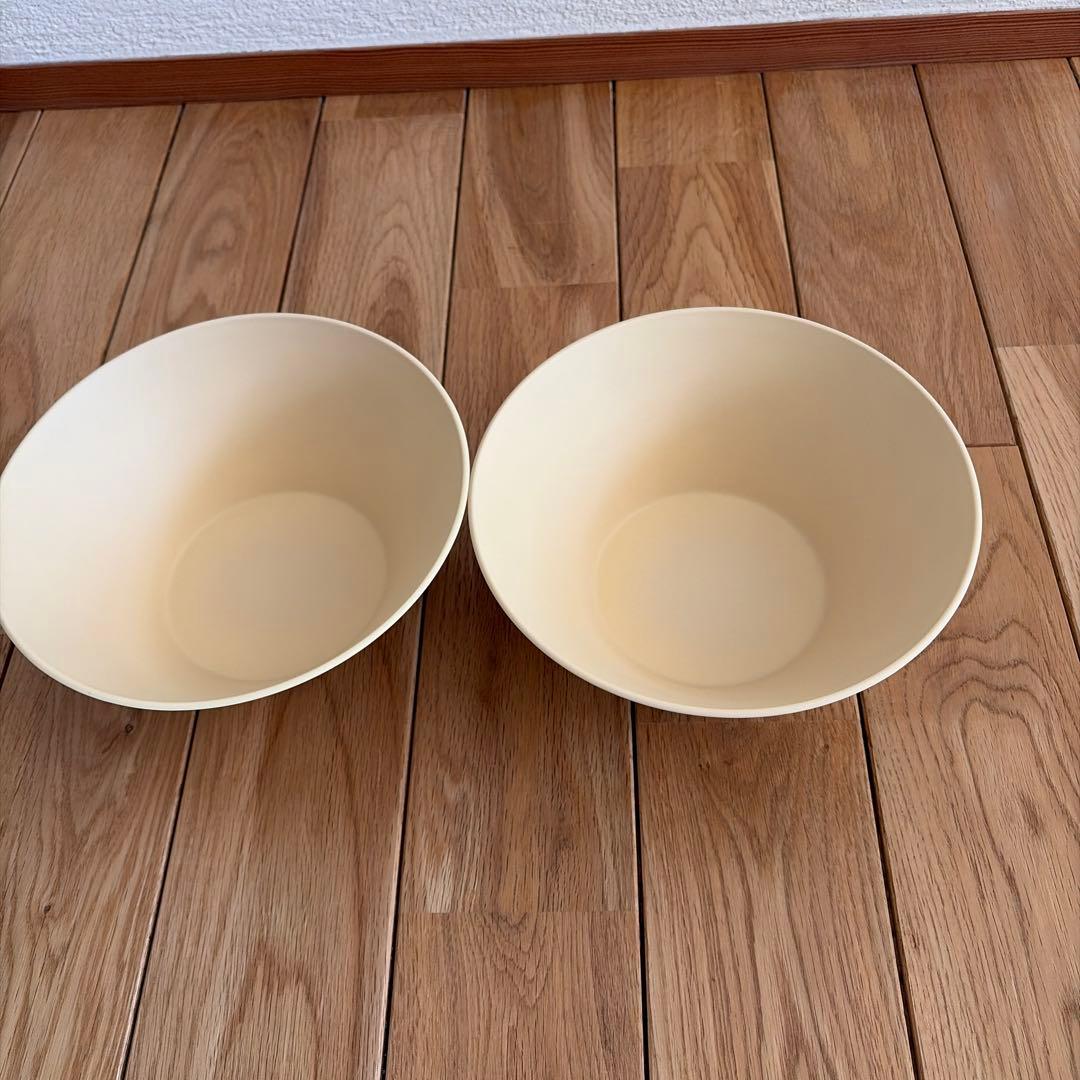 新品rebirthナチュラルシリーズプラスチック食器4種類24点セット ベージュ