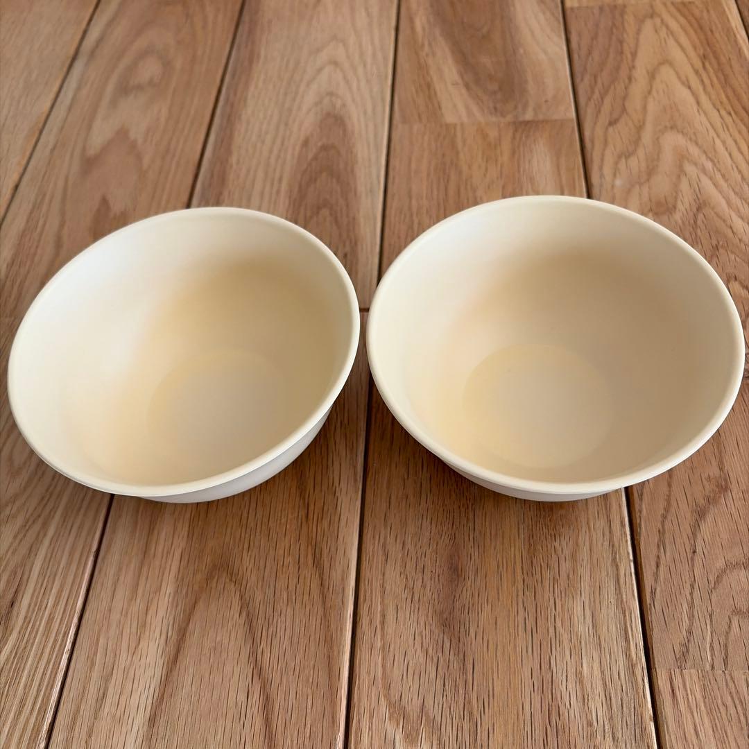 新品rebirthナチュラルシリーズプラスチック食器4種類24点セット ベージュ