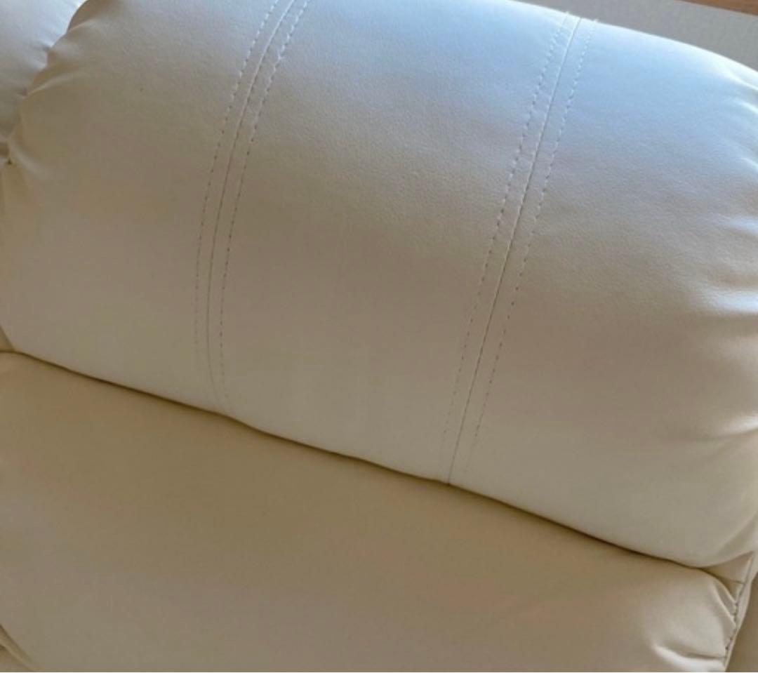 【茅ヶ崎市受け渡し限定】リクライニングチェア 合成皮革