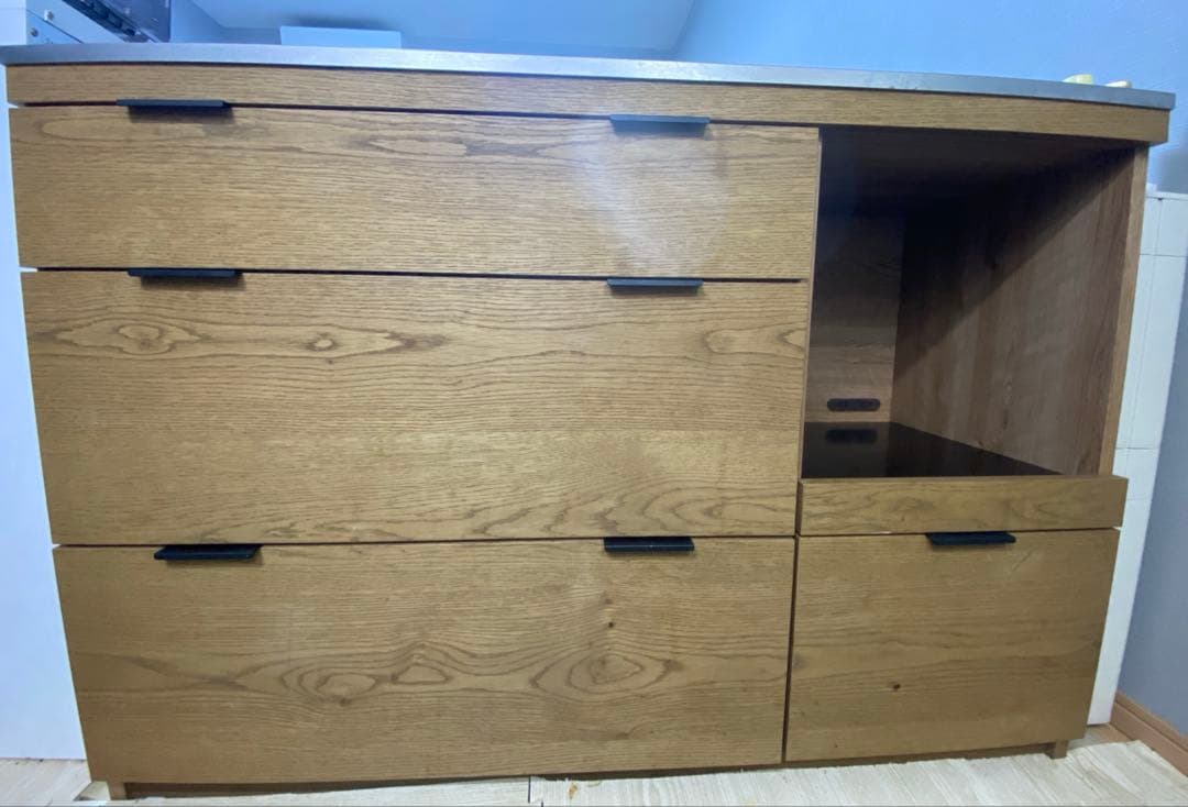 9/23まで unico ウニコ　ADDAY キッチンカウンター　W1230