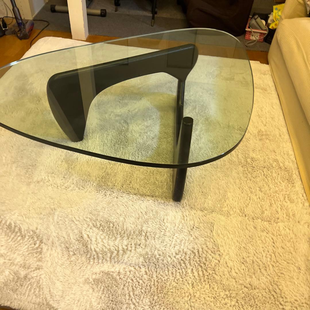 イサムノグチ　リプロダクト品　ローテーブル　ガラス