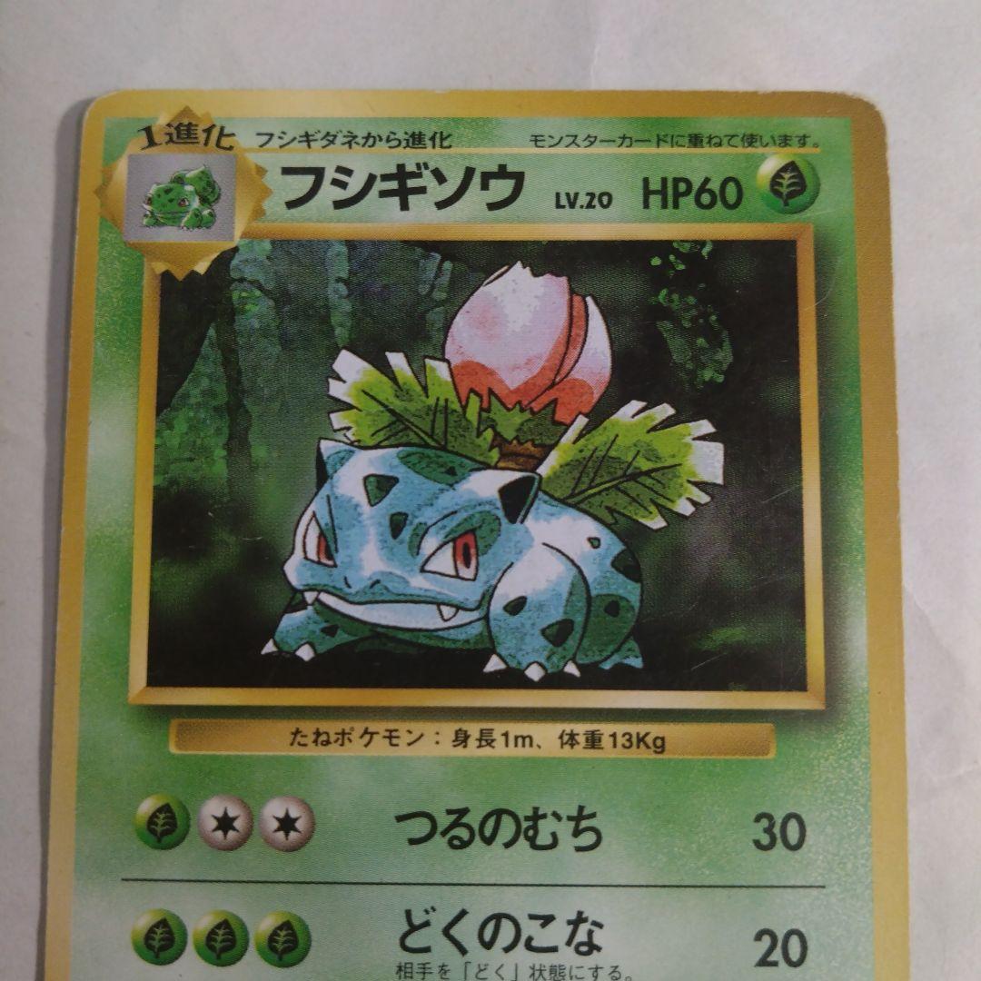 旧裏　カメックス フシギバナ★ 第1弾拡張パック　フシギソウ 初版 マークなし