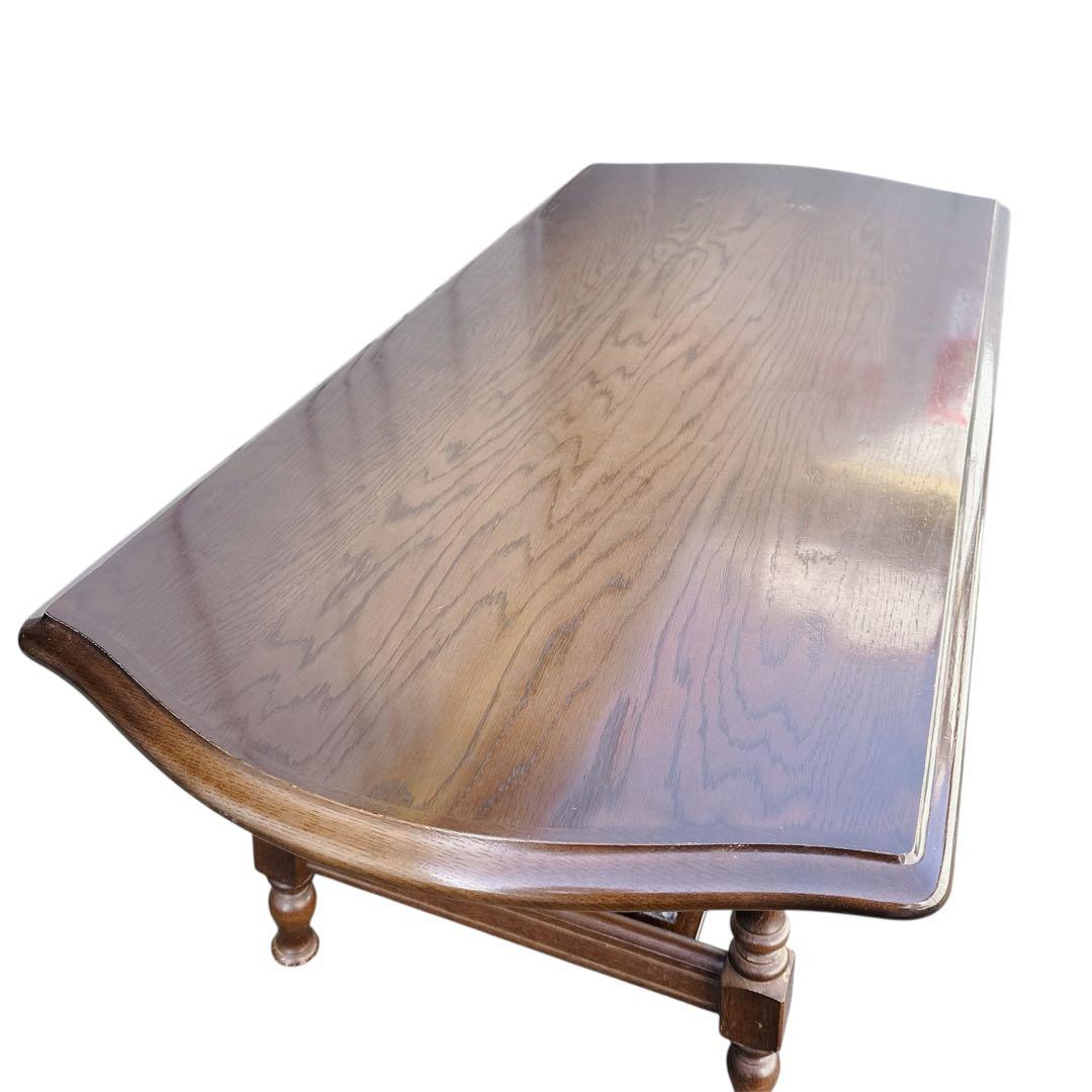 飛騨産業 キツツキ 穂高 楢材 センターテーブル コーヒーテーブル レトロ