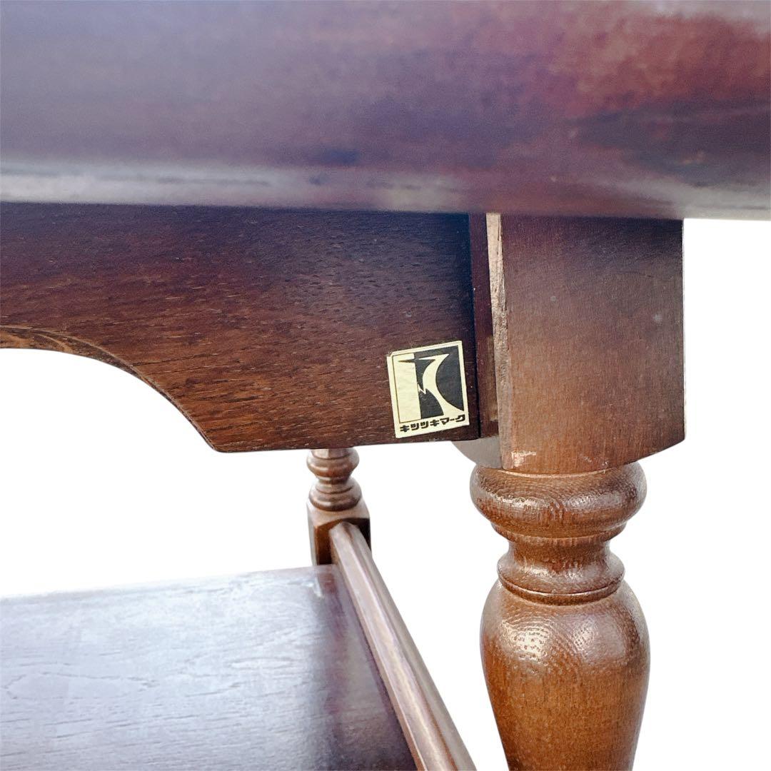 飛騨産業 キツツキ 穂高 楢材 センターテーブル コーヒーテーブル レトロ