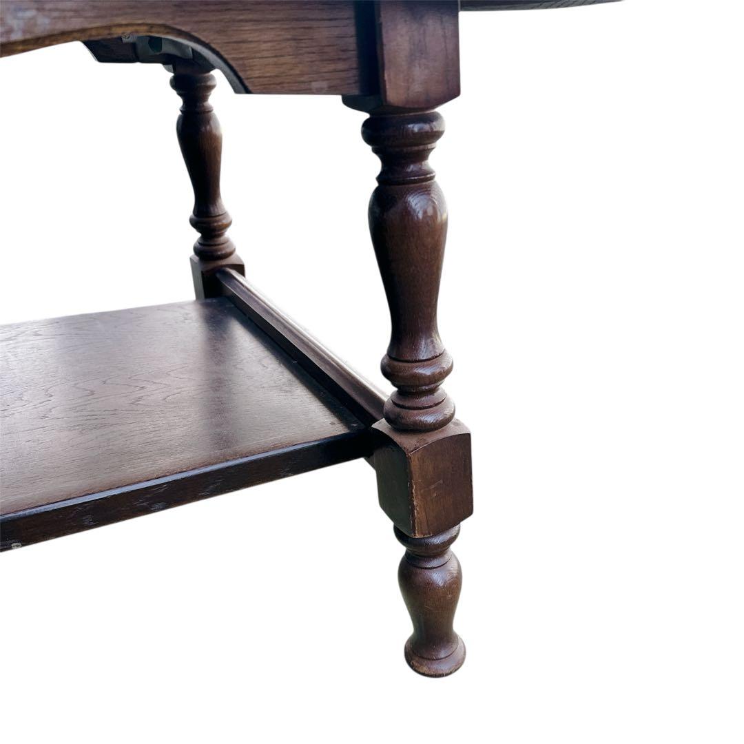 飛騨産業 キツツキ 穂高 楢材 センターテーブル コーヒーテーブル レトロ