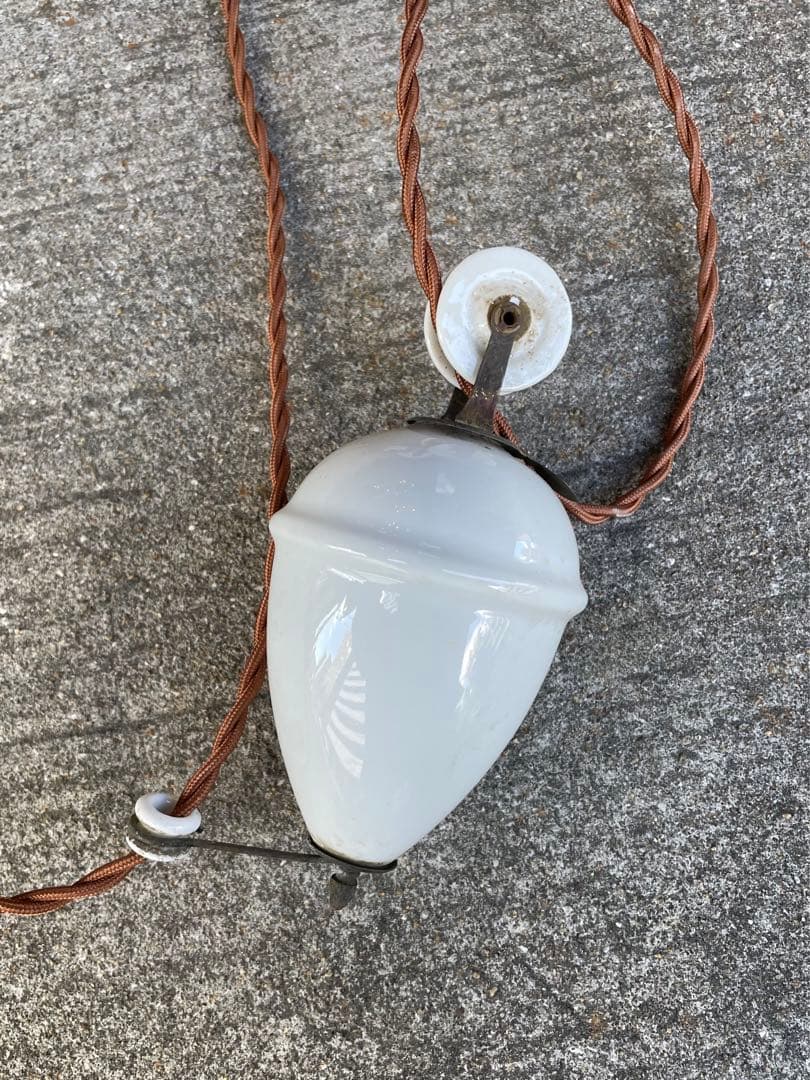 3. フランス　吊り下げ　滑車　ランプ　古道具　店舗什器　カフェ　アンティーク