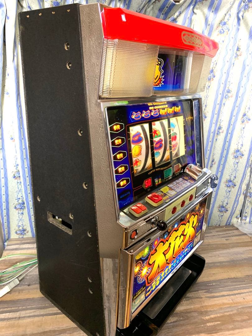 4号機 大花火 アルゼ コイン不要機 家庭用電源 パチスロ実機 大ハナビ