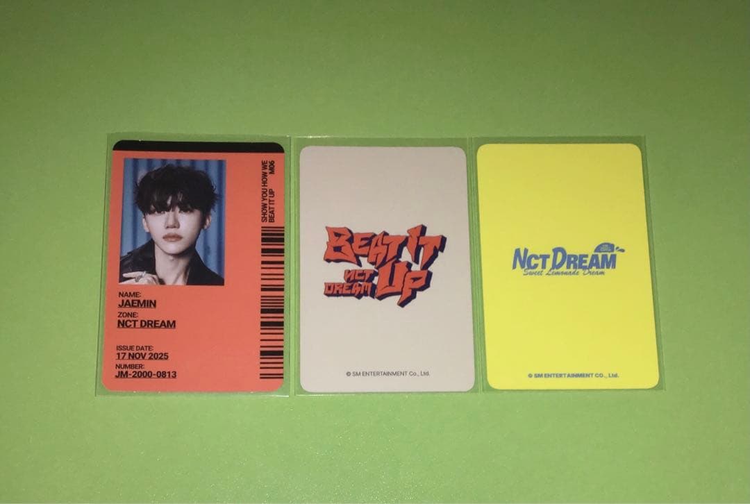 NCT DREAM ジェミン JAEMIN 公式トレカ 3枚 セット - メルカリ