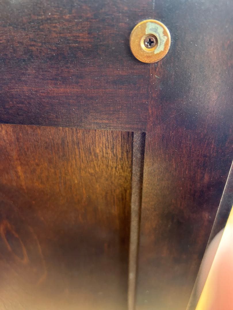 大雪木工 北海道民芸家具 ライティングビューロー 天然木 収納机 学習机